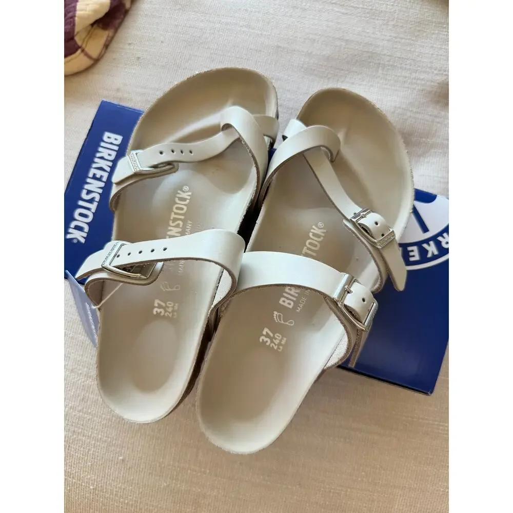 [NWT] Birkenstock Mayari Oyster Sandals US6.5/EU37